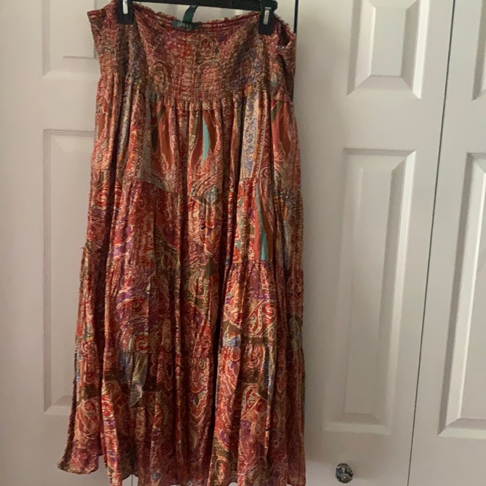Ralph Lauren, light three tier summer skirt
